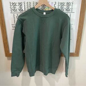 lululemon athletica Forest Green Crew Neck Sweater